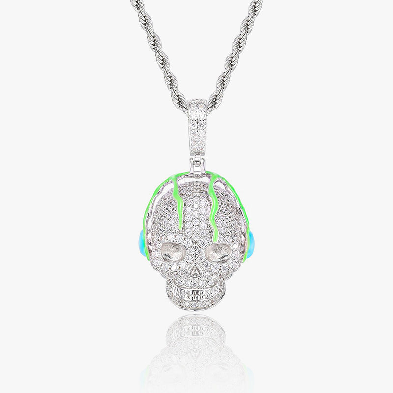 Headphones Skull Pendant