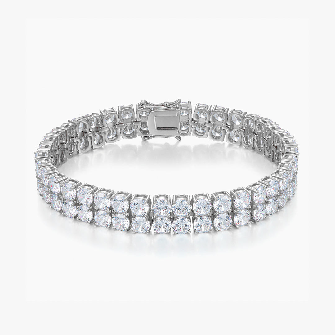 Double Row Tennis Bracelet