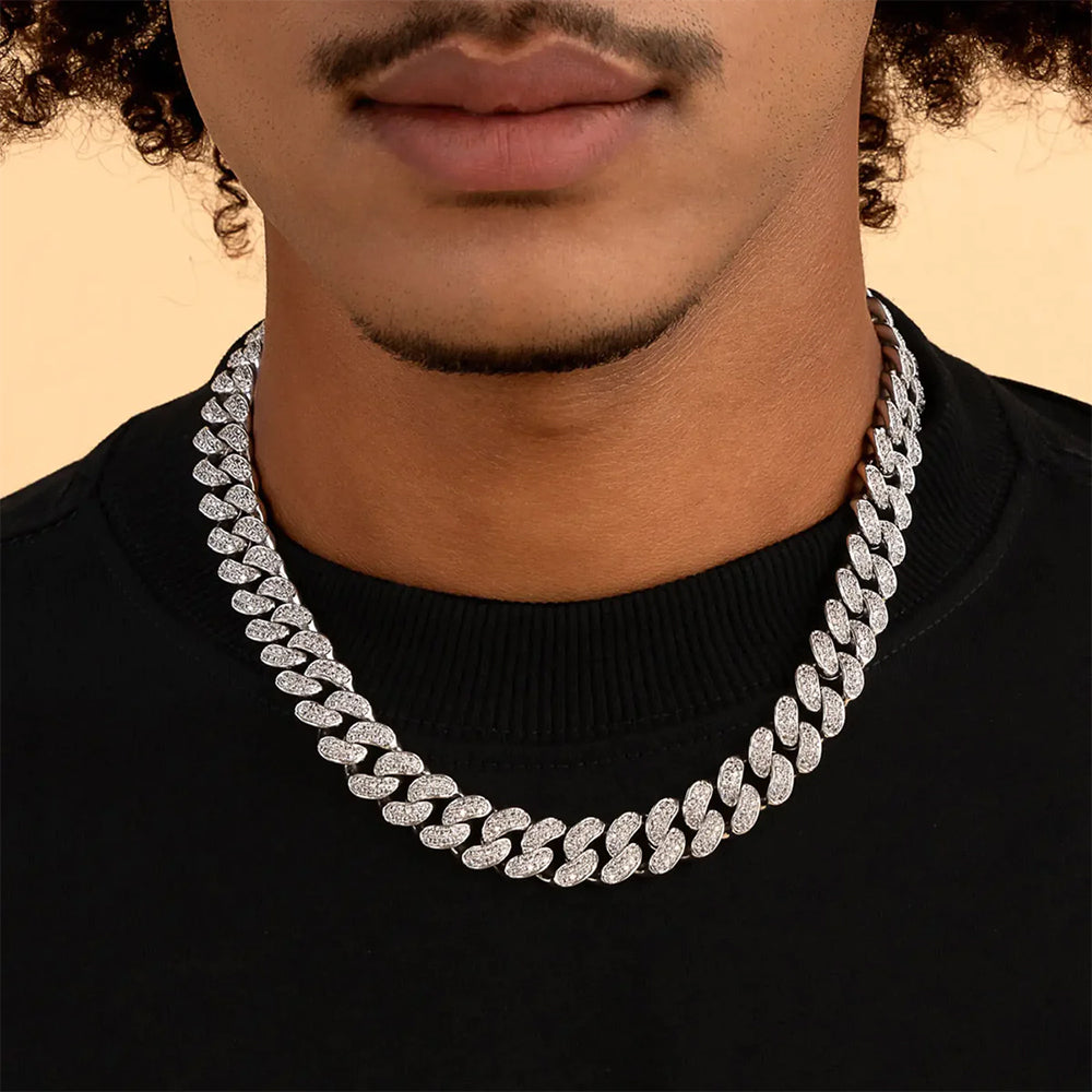 12mm Iced Out Cuban Chain