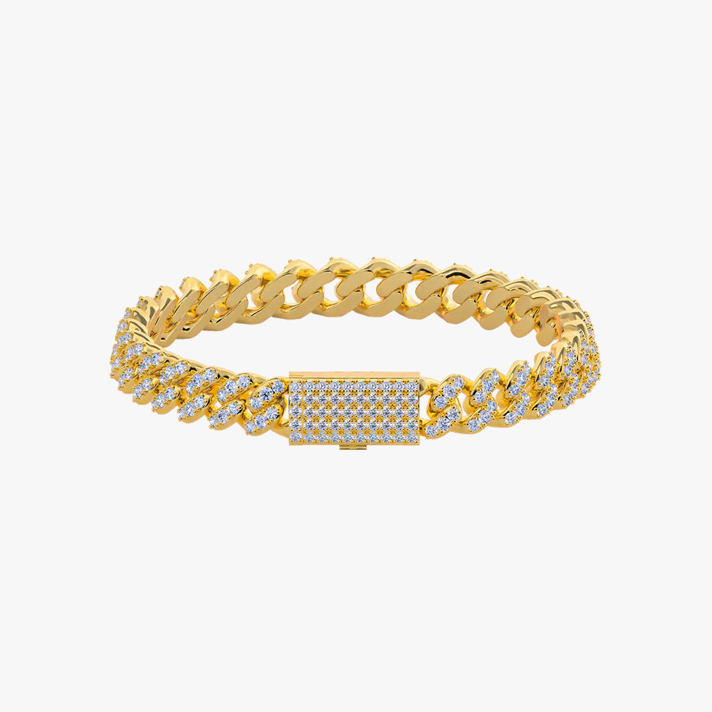 6mm Iced Out Cuban Bracelet