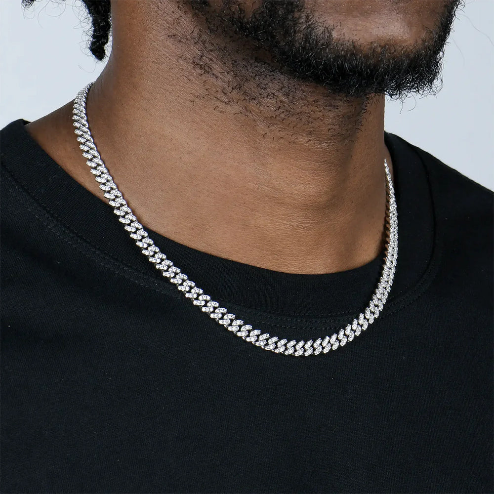 6mm Iced Out Cuban Chain