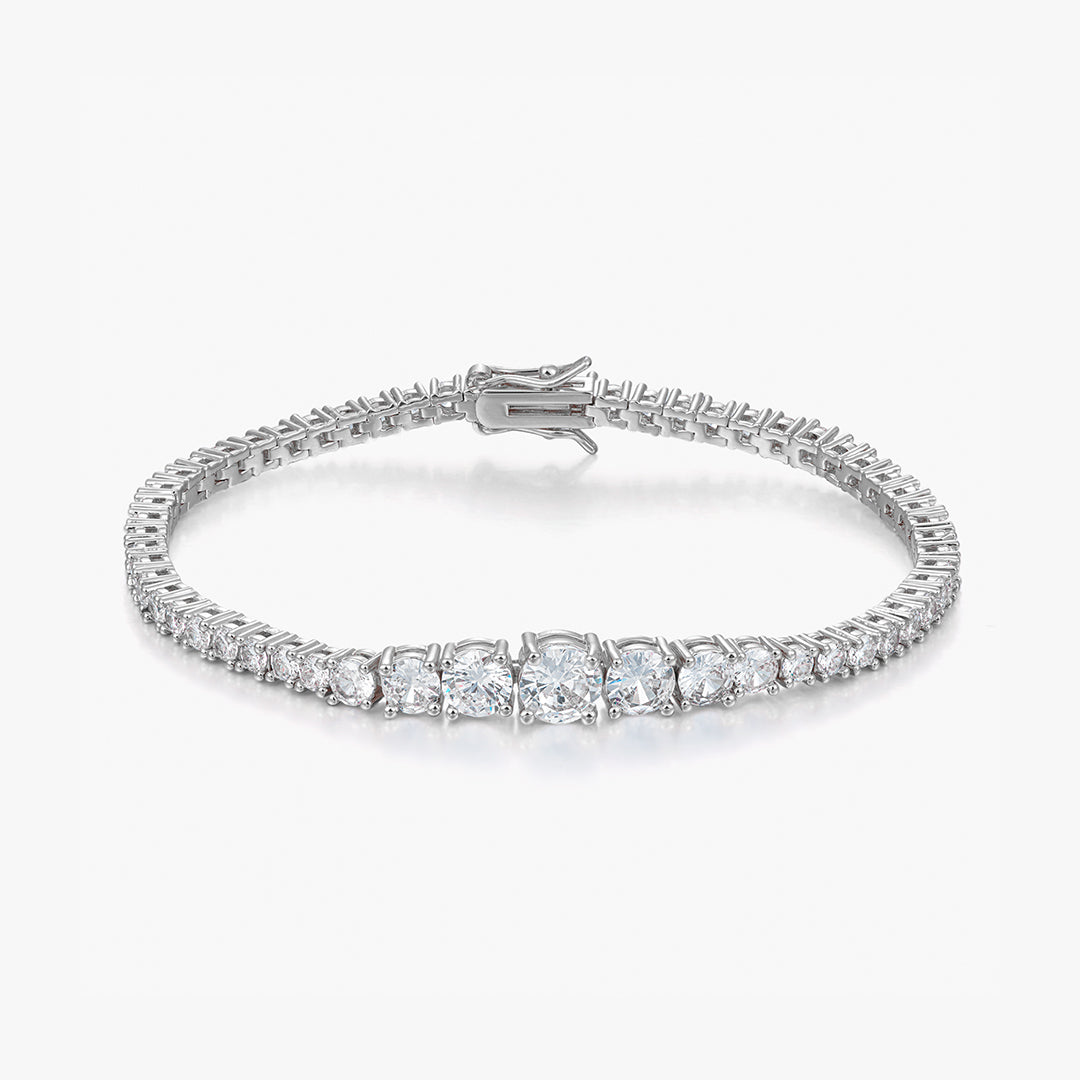 Graduated Tennis Bracelet