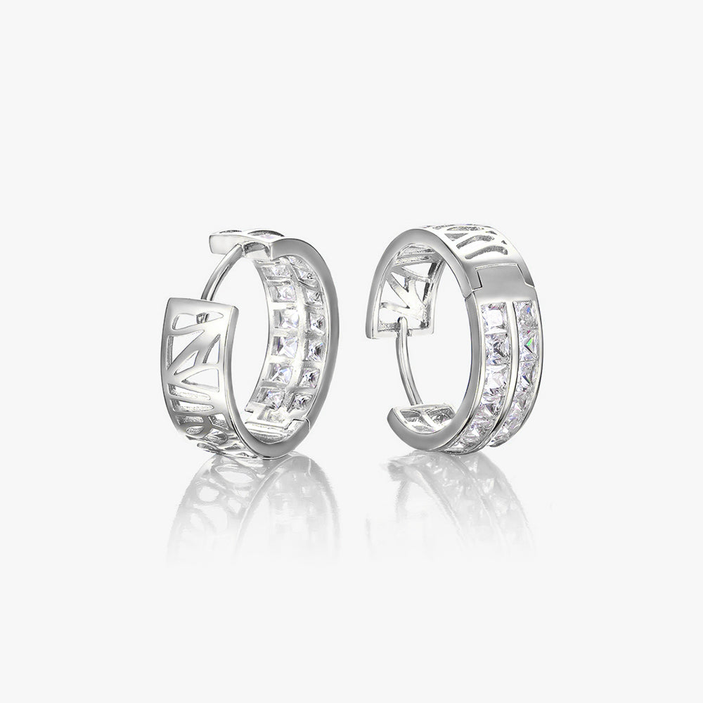 Hollow True Cut Hoop Earrings