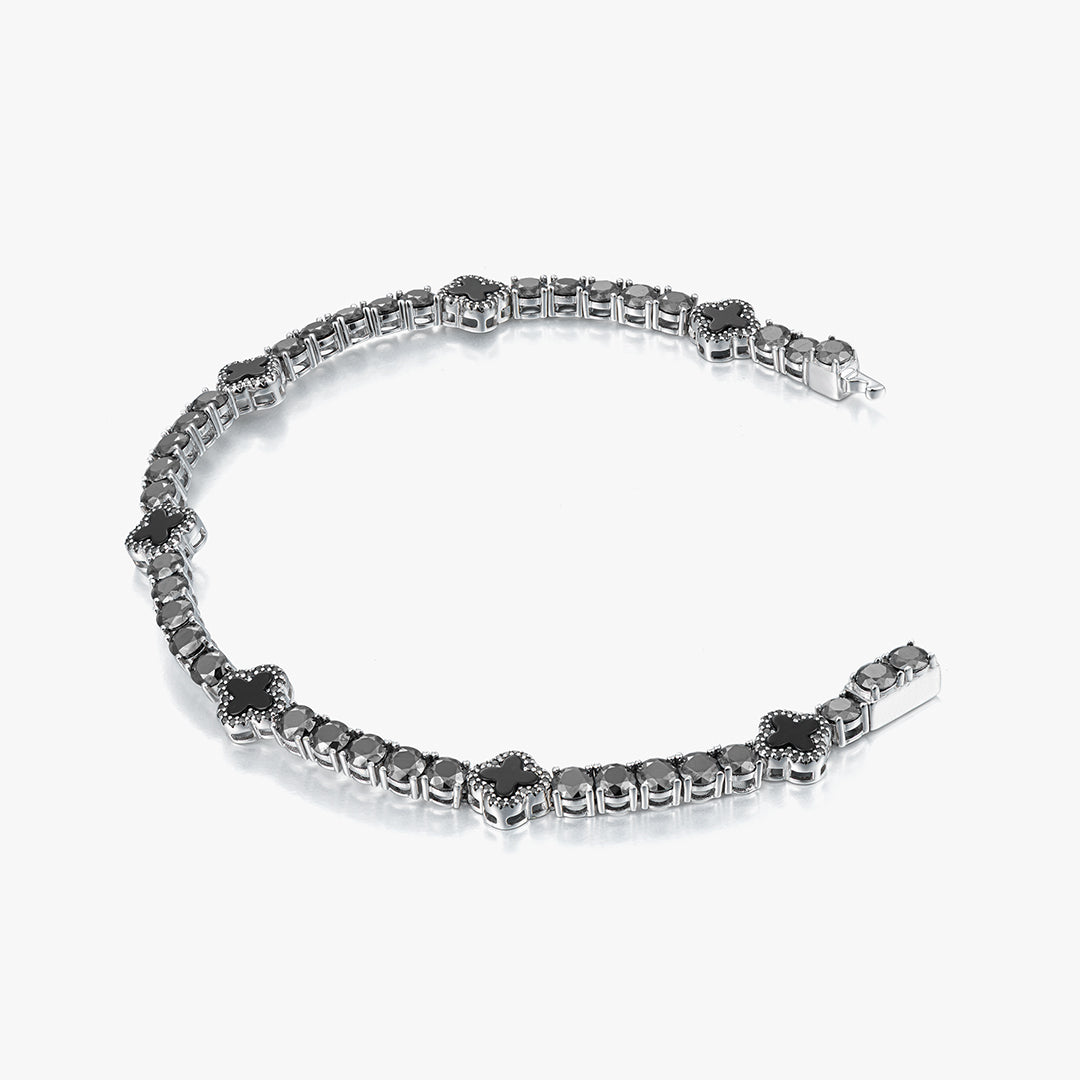 【New】Moissanite S925 Black Motif New Bracelet