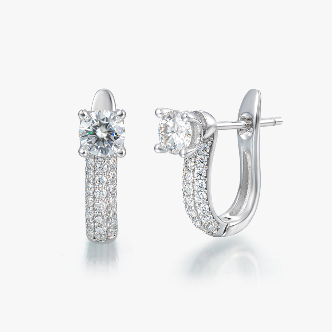 Moissanite S925 Detachable Stud Earrings